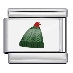 Charm Para Brazalete Italiano Gorrito Navideño