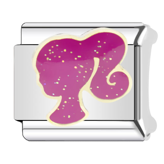 Charm Para Brazalete Italiano De Corazón Azul De Barbie®