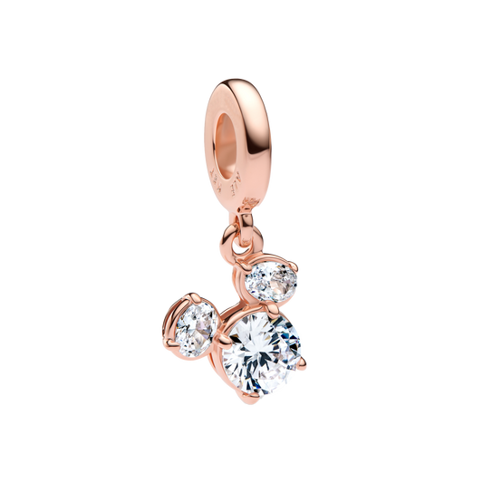 Charm Colgante Silueta Brillante De Mickey Mouse De Disney®