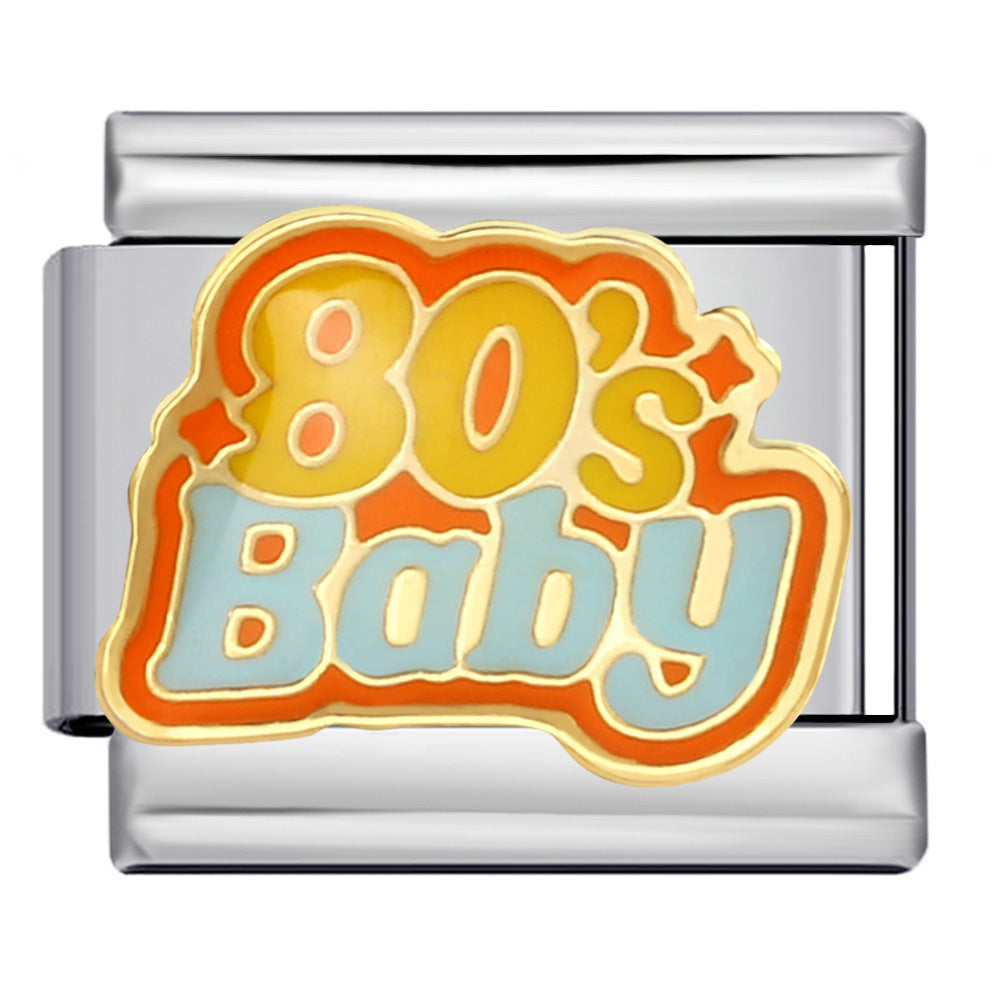 Charm Para Brazalete Italiano 80´s Baby