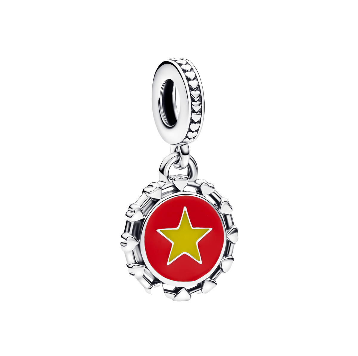 Charm Colgante Bandera De Vietnam