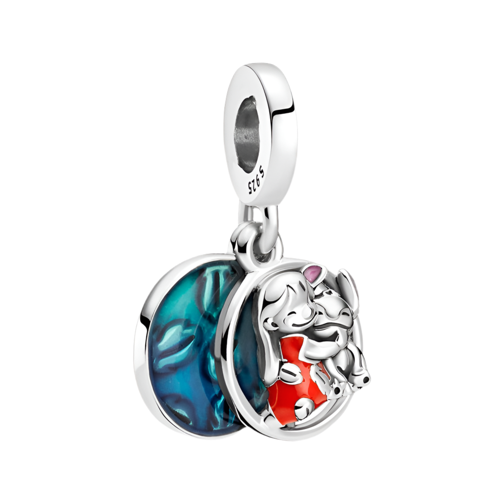 Charm Colgante Familia Lilo Y Stitch De Disney®