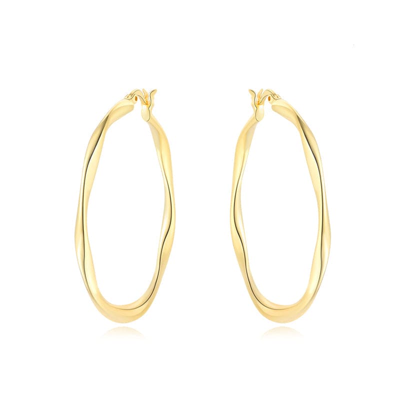 Pendientes De Aro Arracadas Irregular