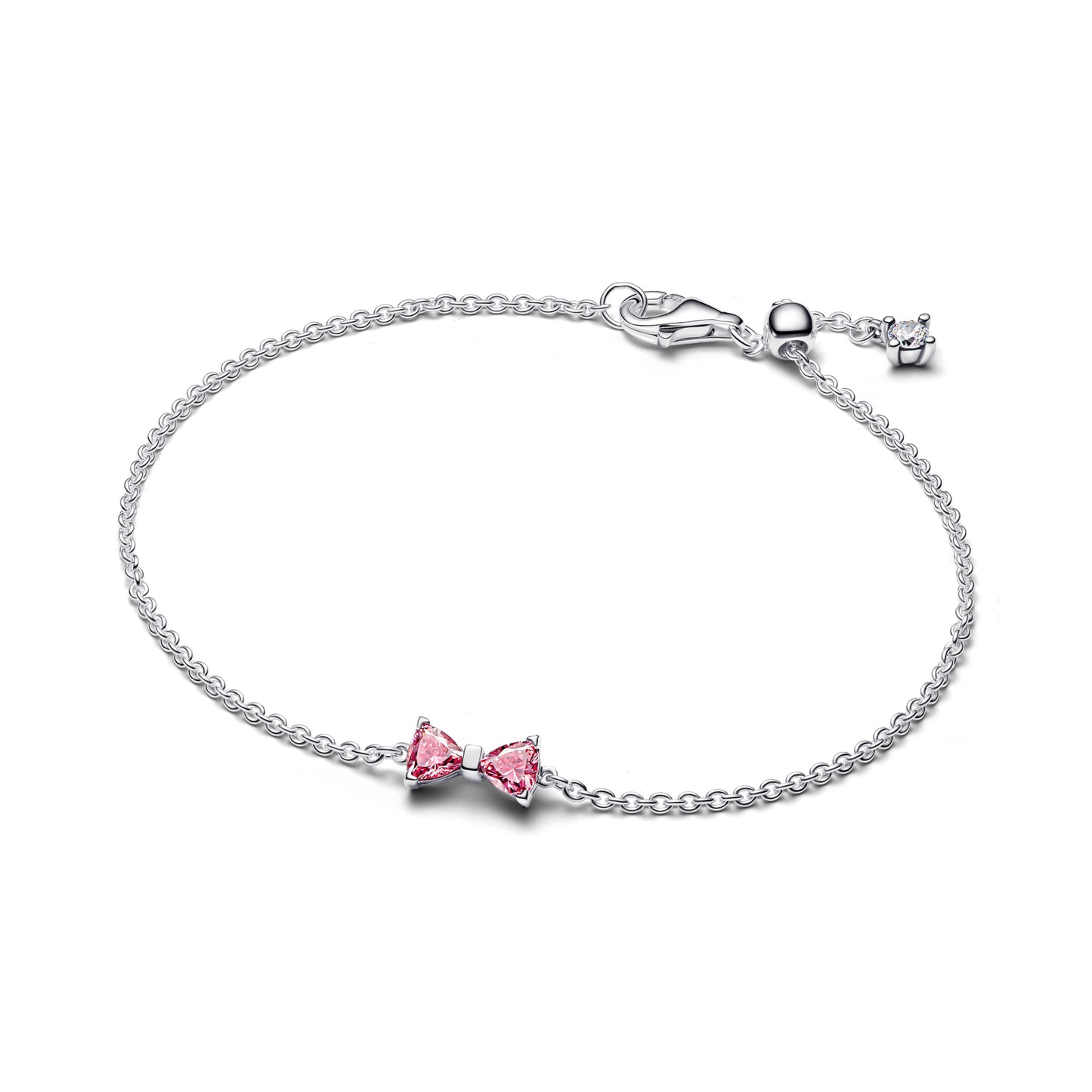 Brazalete Cadena Moño Rosa