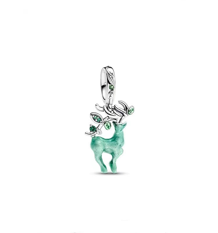 Charm Colgante Bebe Reno Ciervo / Glow In The Dark