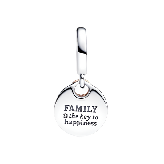 Charm Colgante Doble Llave De La Felicidad