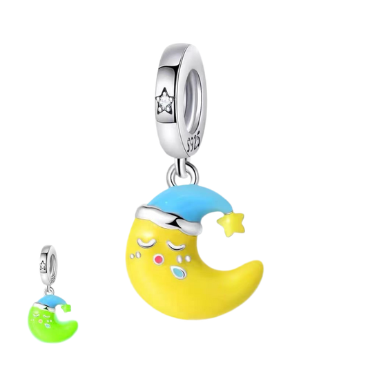 Charm Sleepy Media Luna /Glow In The Dark