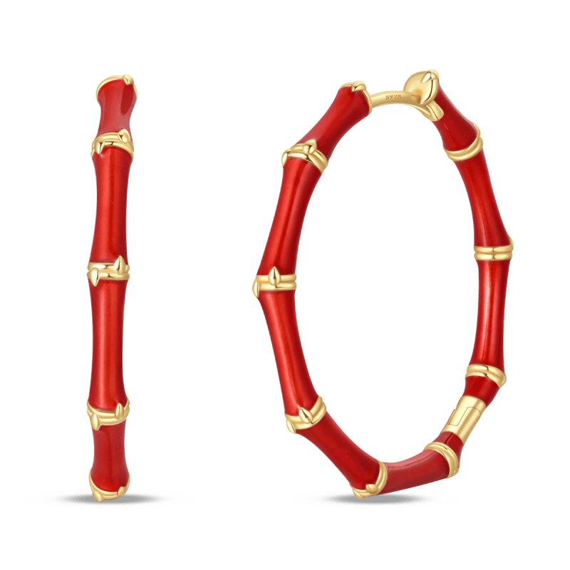 Pendientes De Aro Bamboo