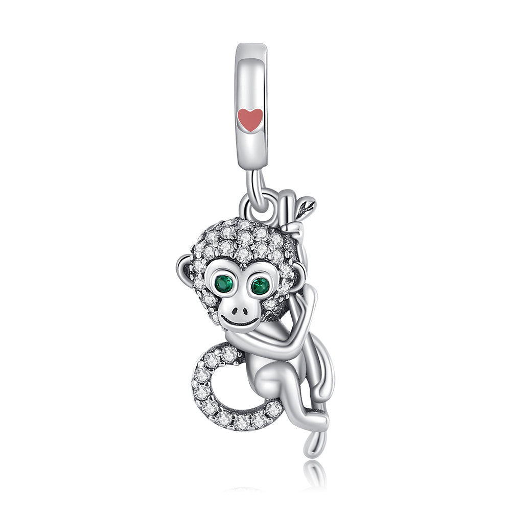 Charm Colgante De Changuito Colgado Brillante