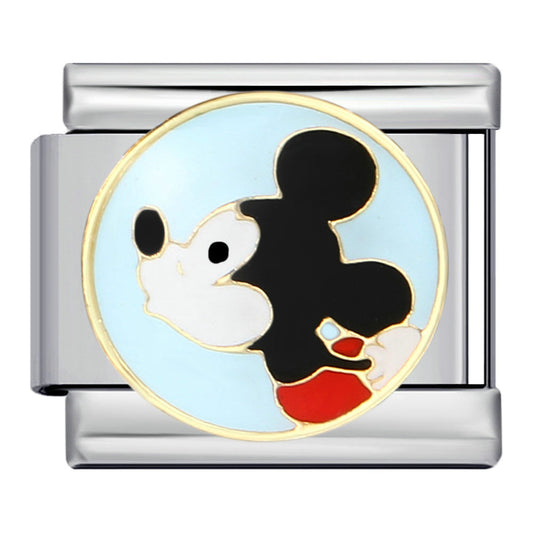 Charm Para Brazalete Italiano De Mickey Mouse Beso De Disney®