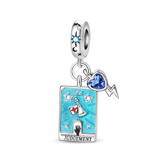 Charm Colgante Doble El Juicio Carta Tarot
