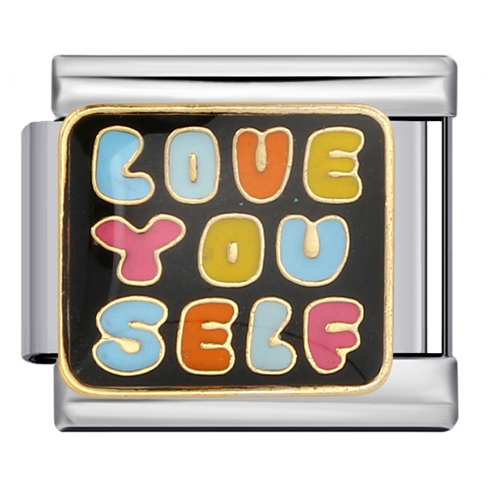 Charm Para Brazalete Italiano Love You Self