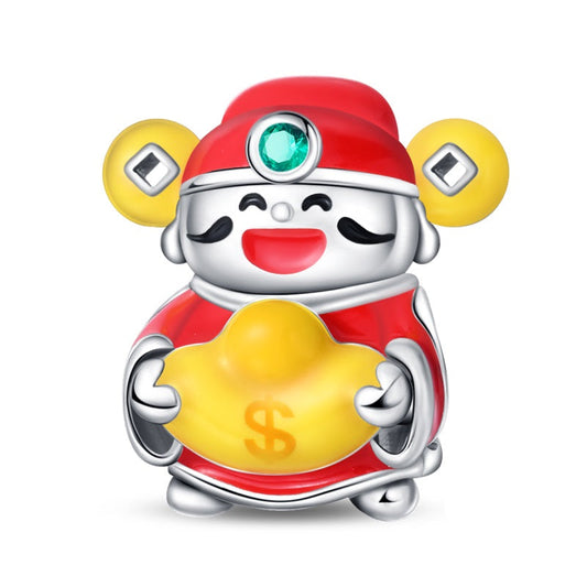 Charm Amuleto De Riqueza De Caishen