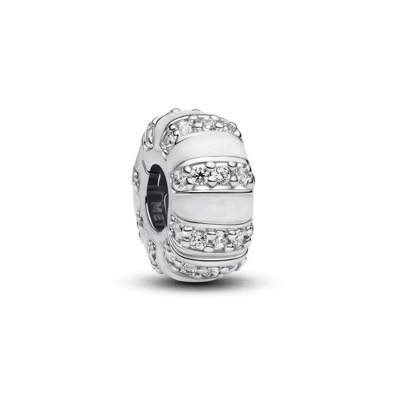 Charm Separador Piedras Y Esmalte