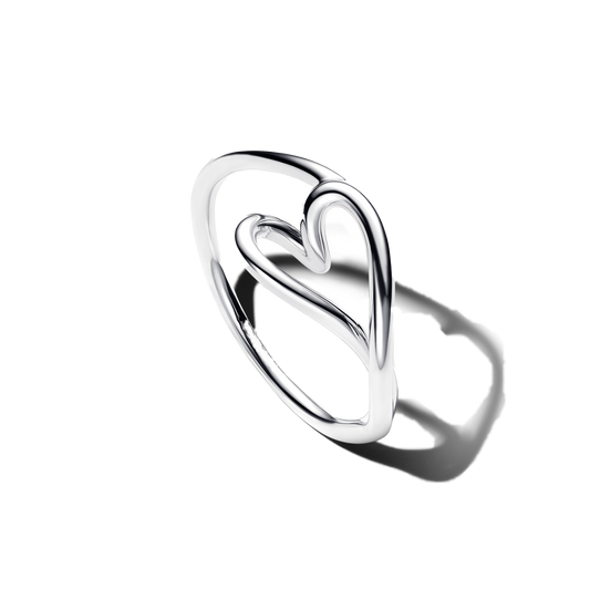 Anillo Corazón Envuelto