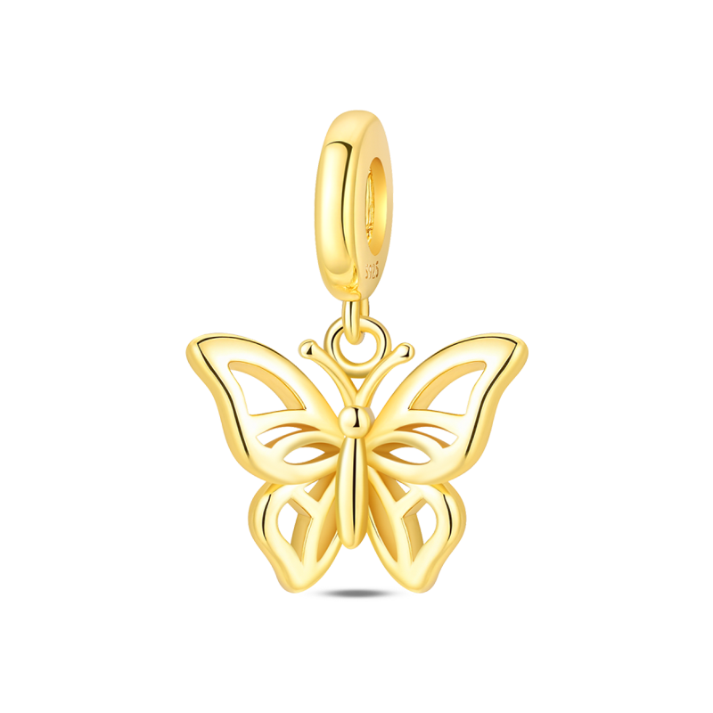 Charm Colgante Mariposa Dorada