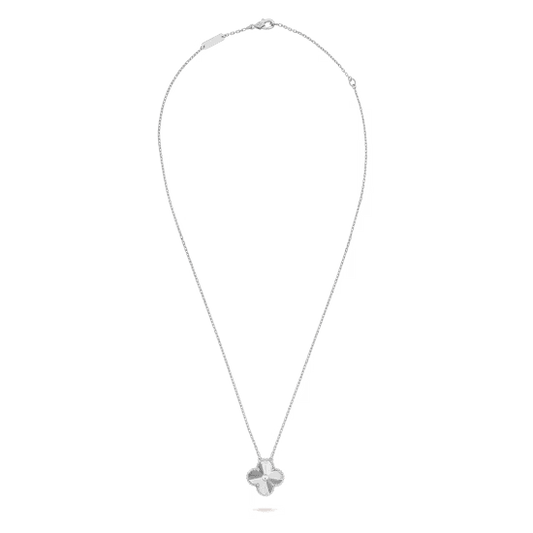 Collar Vintage Alhambra, Color Plata🍀