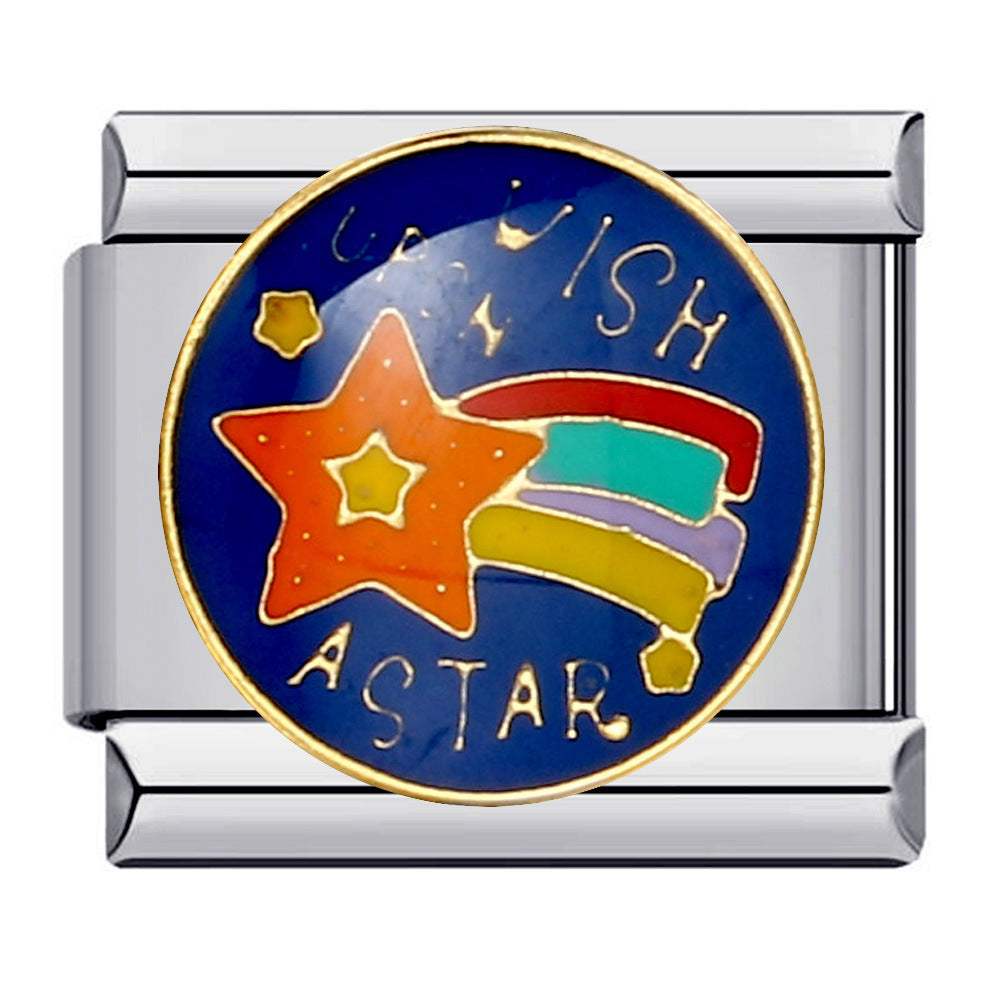 Charm Para Brazalete Italiano Estrella Fugaz