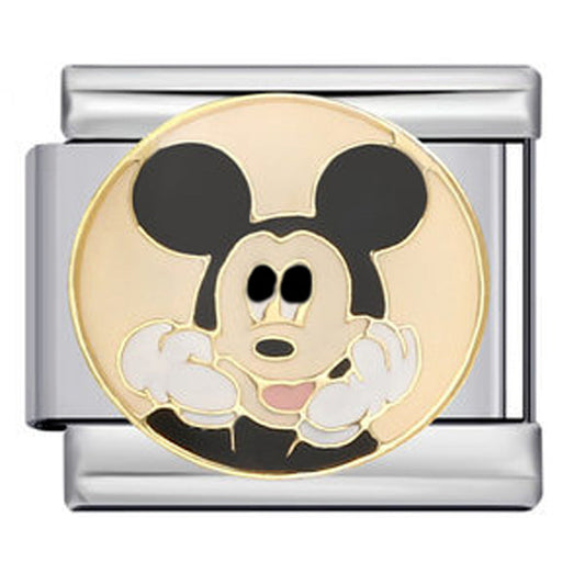 Charm Para Brazalete Italiano De Mickey Mouse Feliz De Disney®