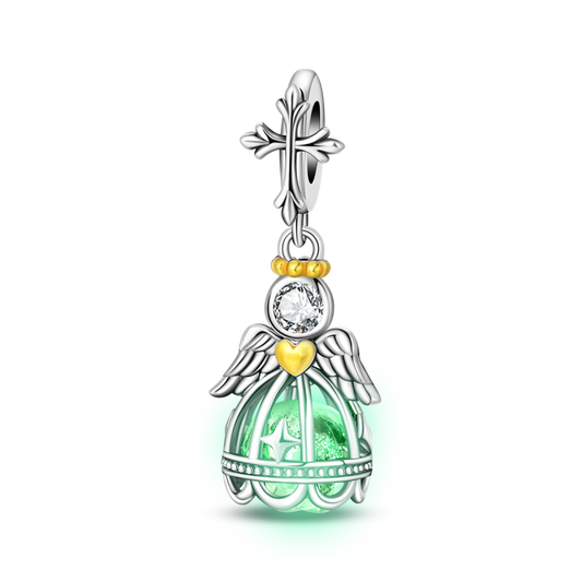 Charm Colgante Ángel Protector / Glow In The Dark