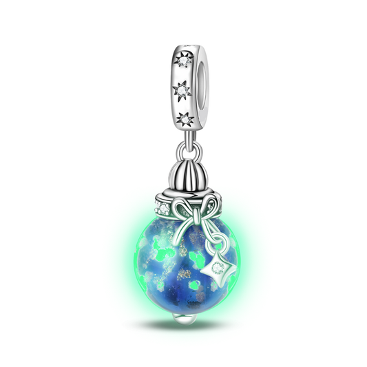 Charm Colgante Estrella Encapsulada / Glow In The Dark