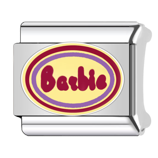 Charm Para Brazalete Italiano De Logo De Barbie®