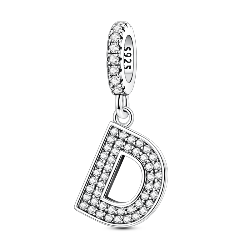 Charm Colgante Con Letra Del Alfabeto A-Z