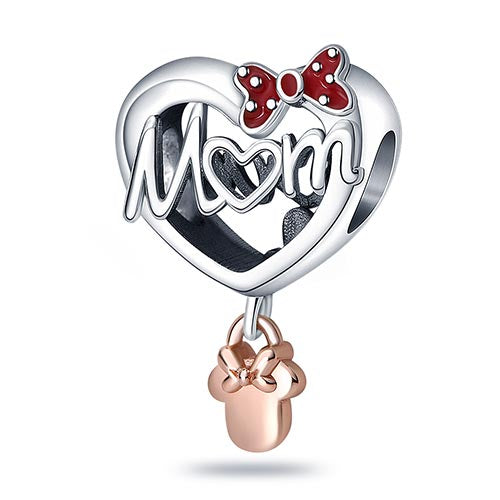Charm Corazón Mom Con Moño De Minnie Mouse De Disney®