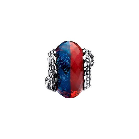 Charm De Cristal De Murano Doble Dragones de Hielo y Fuego De Game Of Thrones®