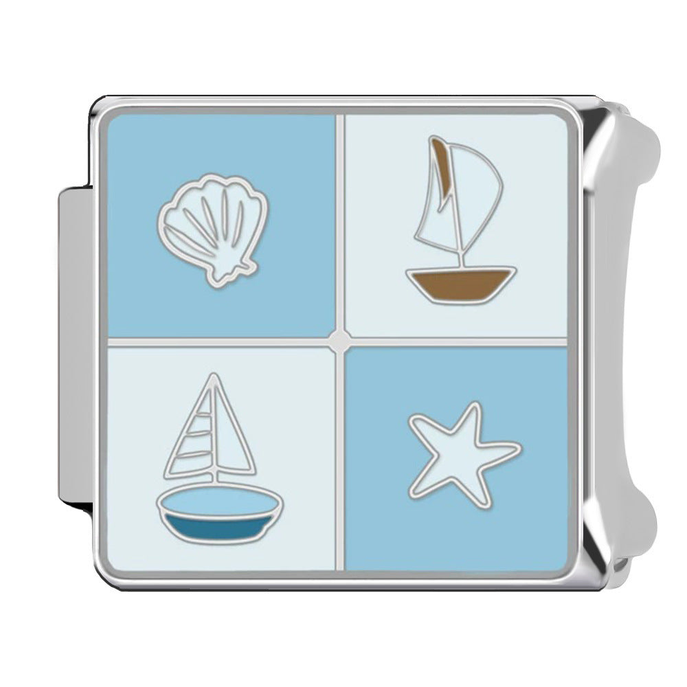 Charm Para Brazalete Italiano Iconos Marinos