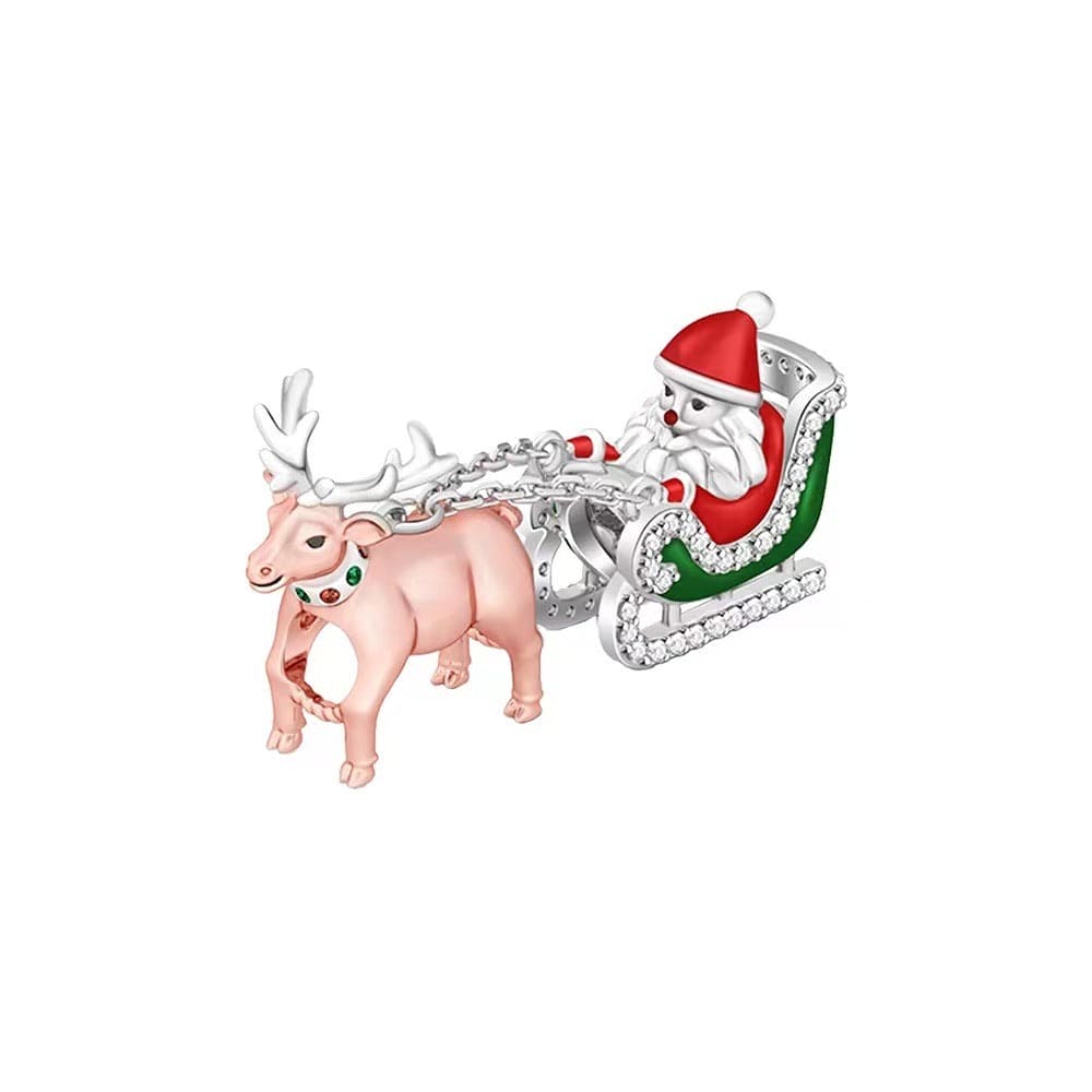 Charm Santa Claus En Trineo De Navidad