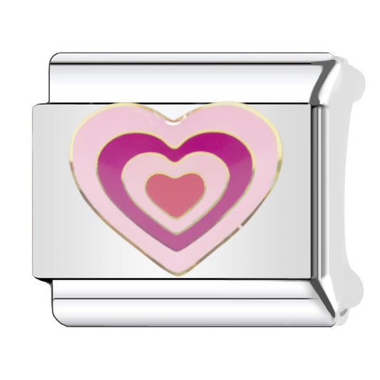 Charm Para Brazalete Italiano De Corazón Bicolor De Barbie®