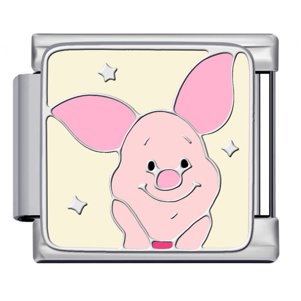 Charm Para Brazalete Italiano Piglet De Winnie The Pooh De Disney®