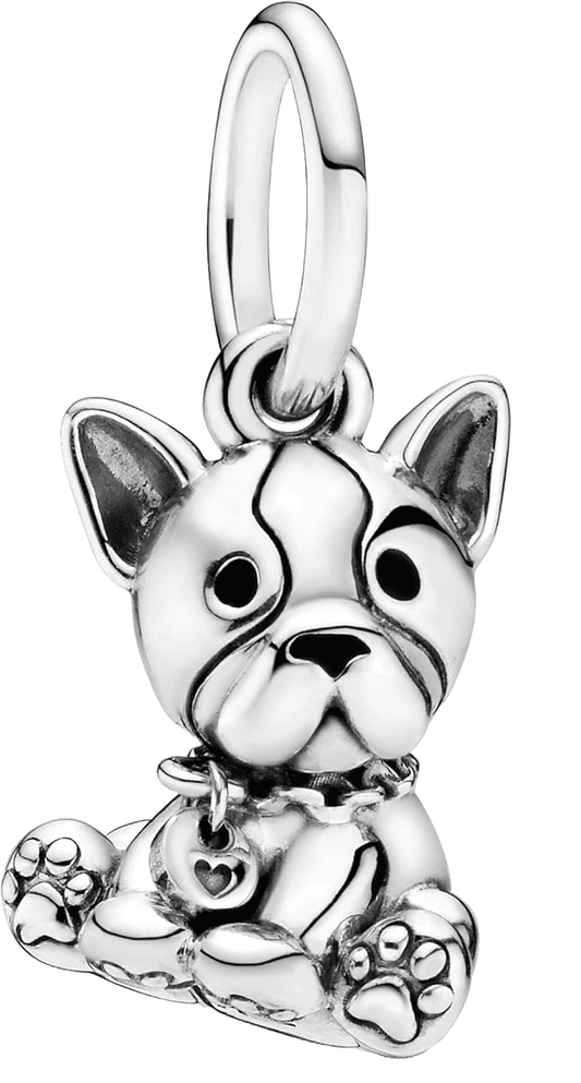 Charm Colgante De Cachorro De Bulldog