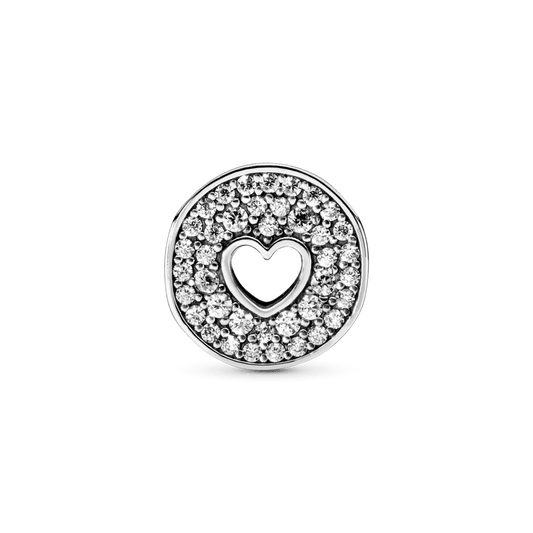 Charm De Aniversario Corazón Y Pavé