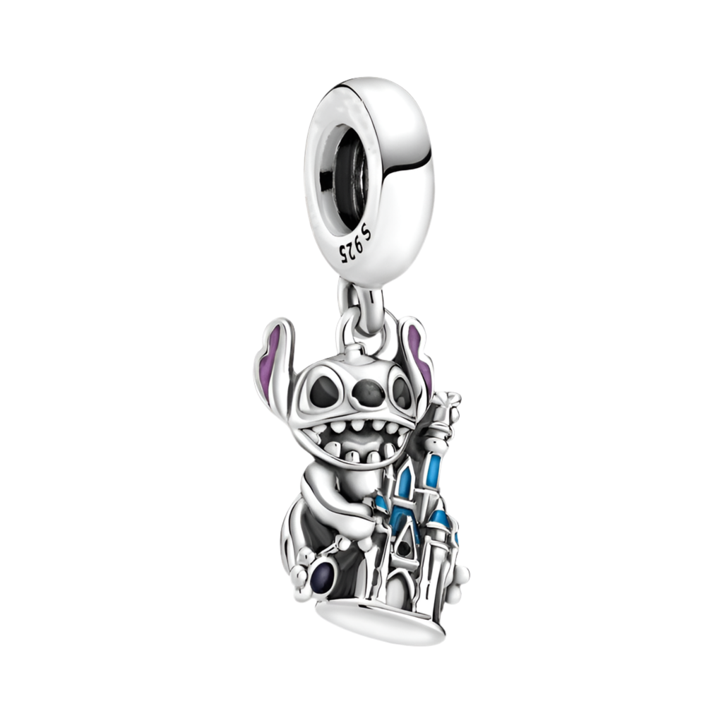 Charm Colgante Stitch Sobre Castillo De Lilo & Stitch De Disney®