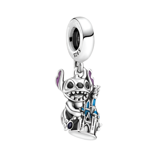 Charm Colgante Stitch Sobre Castillo De Lilo & Stitch De Disney®