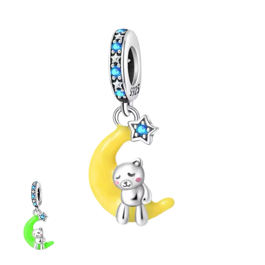 Charm Colgante Osito Dulces Sueños /Glow In The Dark