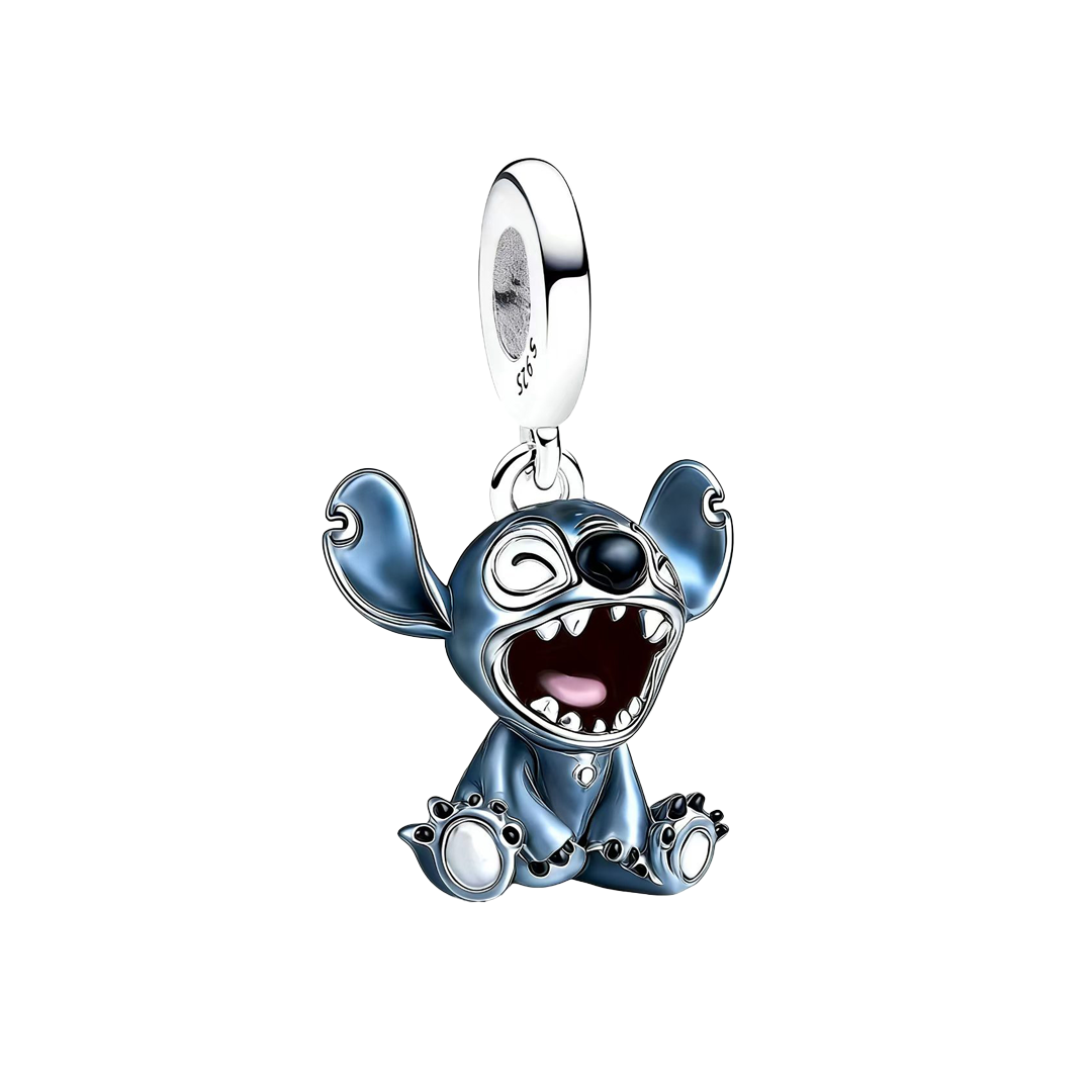 Charm Colgante Stitch Risueño De Lilo & Stitch De Disney