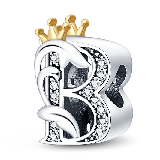 Charms Alfabeto A-Z Con Corona 👑