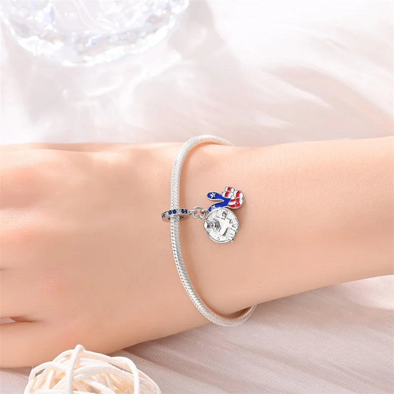 Charm Colgante Medalla / July 4th