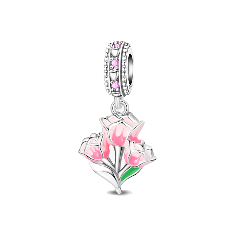 Charm Colgante Tulipanes