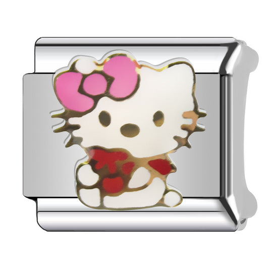 Charm Para Brazalete Italiano De Hello Kitty Sosteniendo Rosas De Hello Kitty®