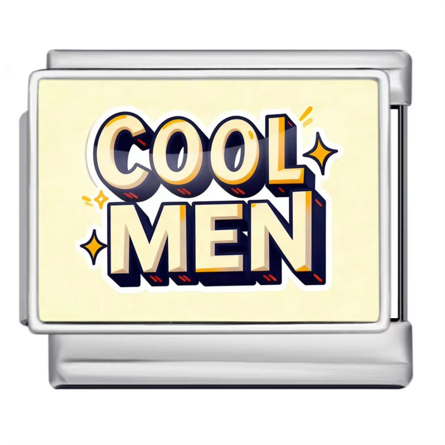 Charm Para Brazalete Italiano Cool Men