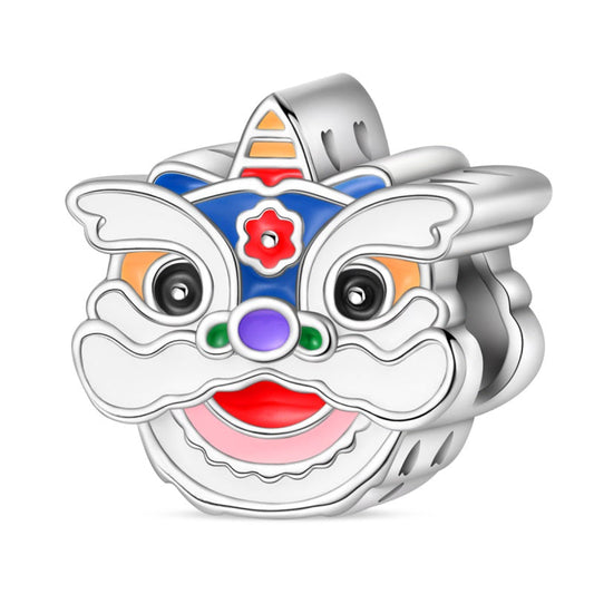 Charm Encanto De Máscara De Dragón Festivo