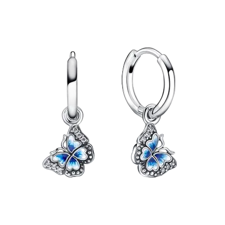 Pendientes De Aro Mariposa Morpho