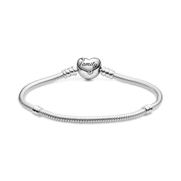 Brazalete Con Broche De Corazón Con Árbol Familiar