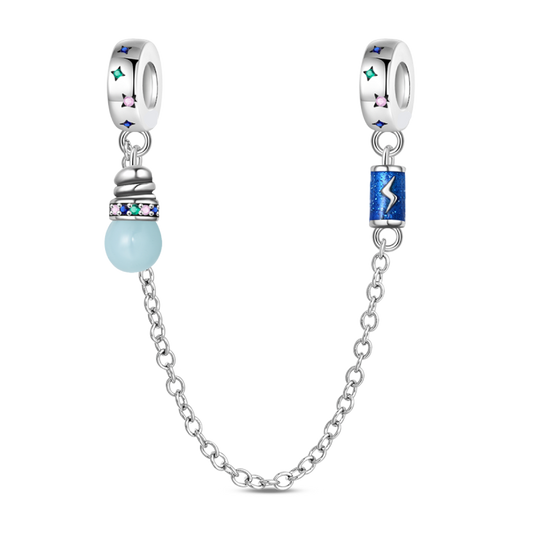 Charm Cadena De Seguridad Electricidad / Glow In The Dark