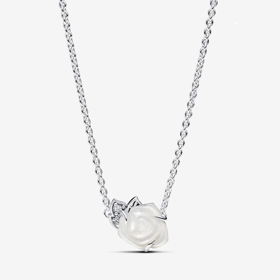 Collar Rosa Blanca