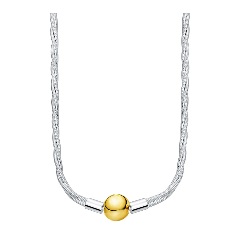 Collar De Bola Dorada